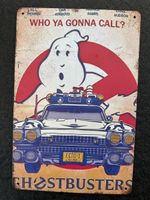 Blechschild Ghostbusters Ecto-1 Deko Schild 30x20cm neu