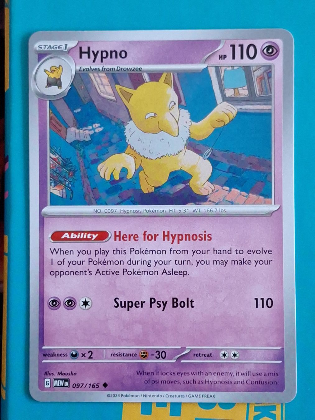 Pokémon Carte collezionabili: Hypno - Pokemon Mew 151 – Usato da Altstätten SG venduto da GGsGameshop