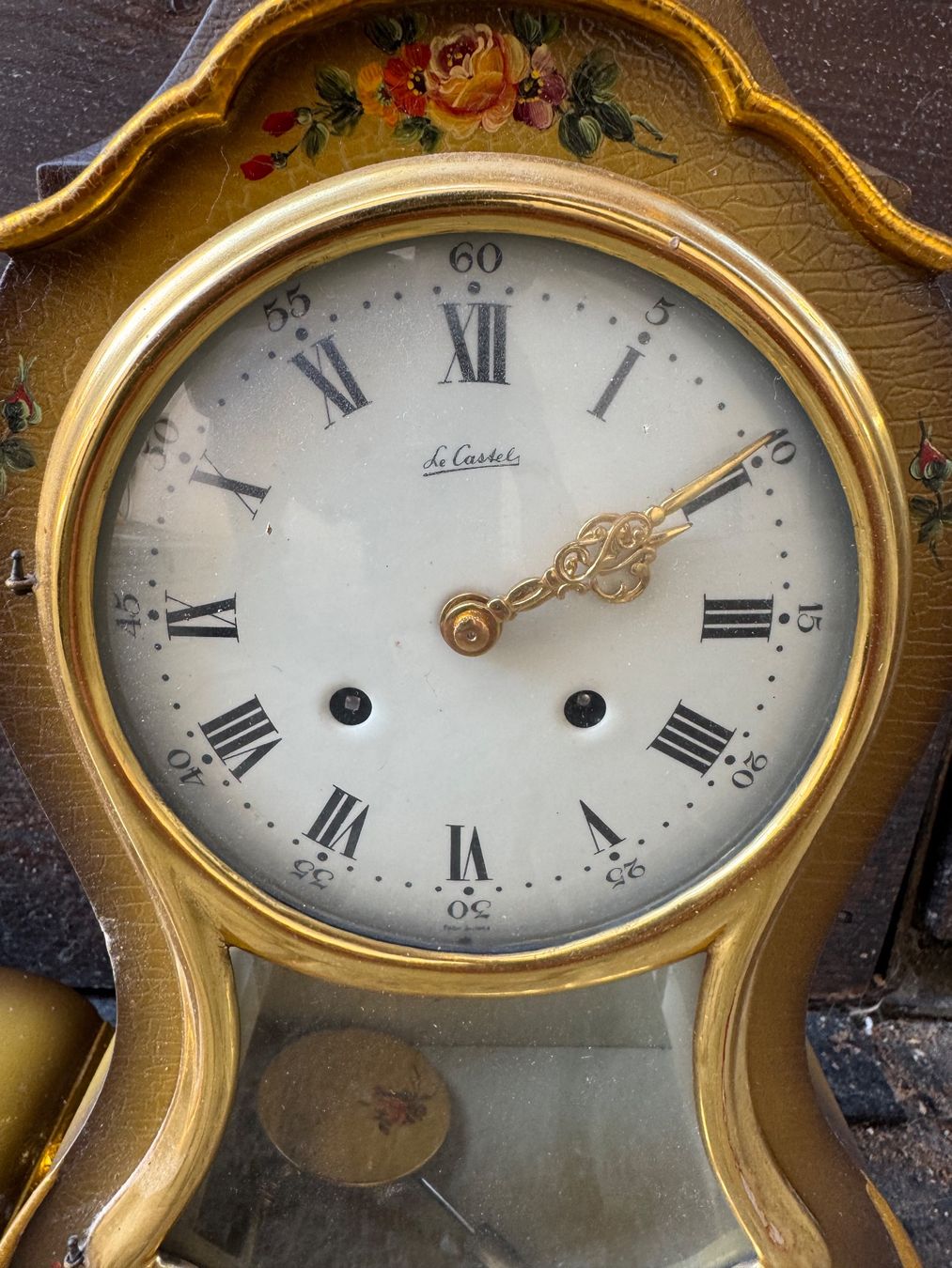 Orologi da terra & Orologi da parete: Superbe pendule neuchâteloise LeCastel dorée – Usato da Erde venduto da CBarts 1