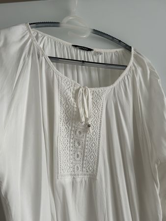 Esmara Bluse Weiss Viskose Grösse 40 neu
