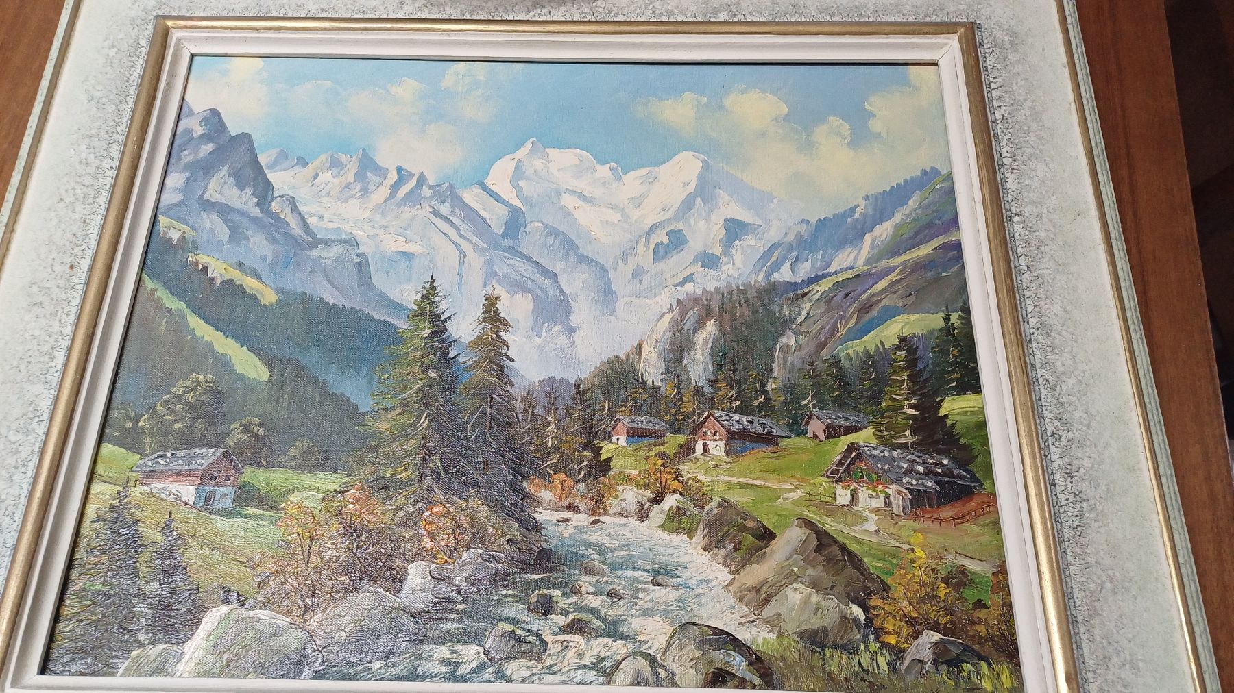 Dipinti: Schönes Oelbild Alois Gerig – Usato da Flawil venduto da Naphtali 1