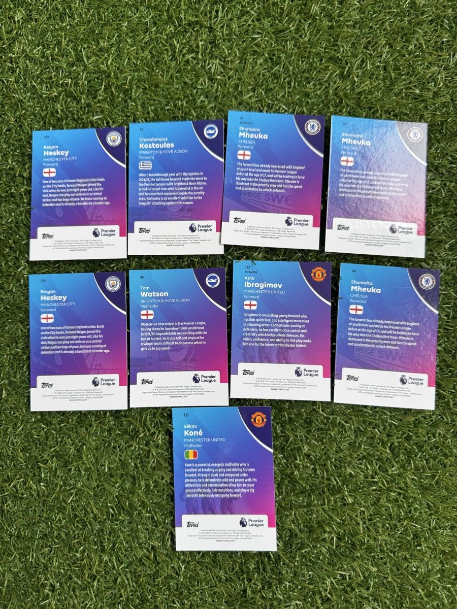 Topps Cartes à collectionner: TOPPS CHROME PREMIER LEAGUE CARDS – Neuf (Voir description) à Basel par arr_j96w 1