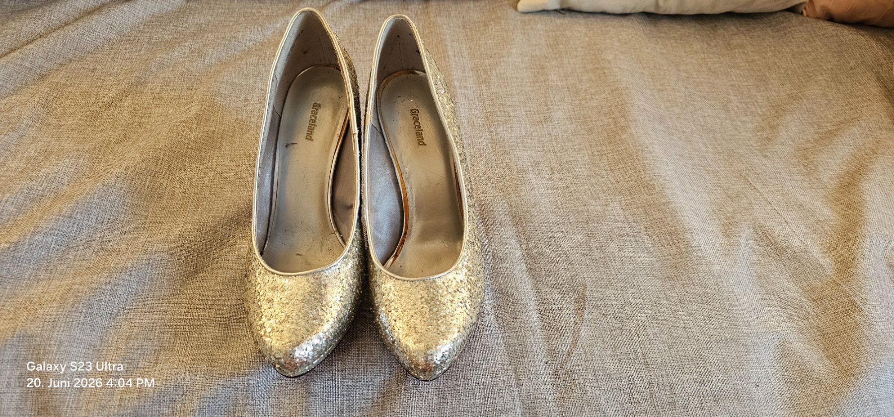Scarpe da donna: Pumps Glitzer Design Silber (41) – Usato da Unterseen venduto da Anna57 2