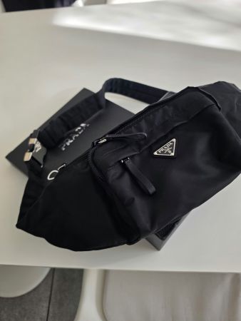 Prada – Marsupio in tessuto nero (Original)