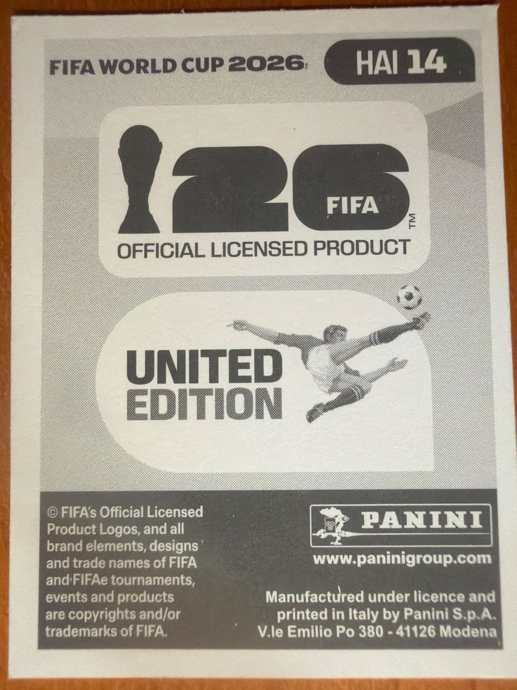 Panini Sammelbilder & Trading cards: Panini HAI14 – Neu (gemäss Beschreibung) aus Susten von Rechnun 1