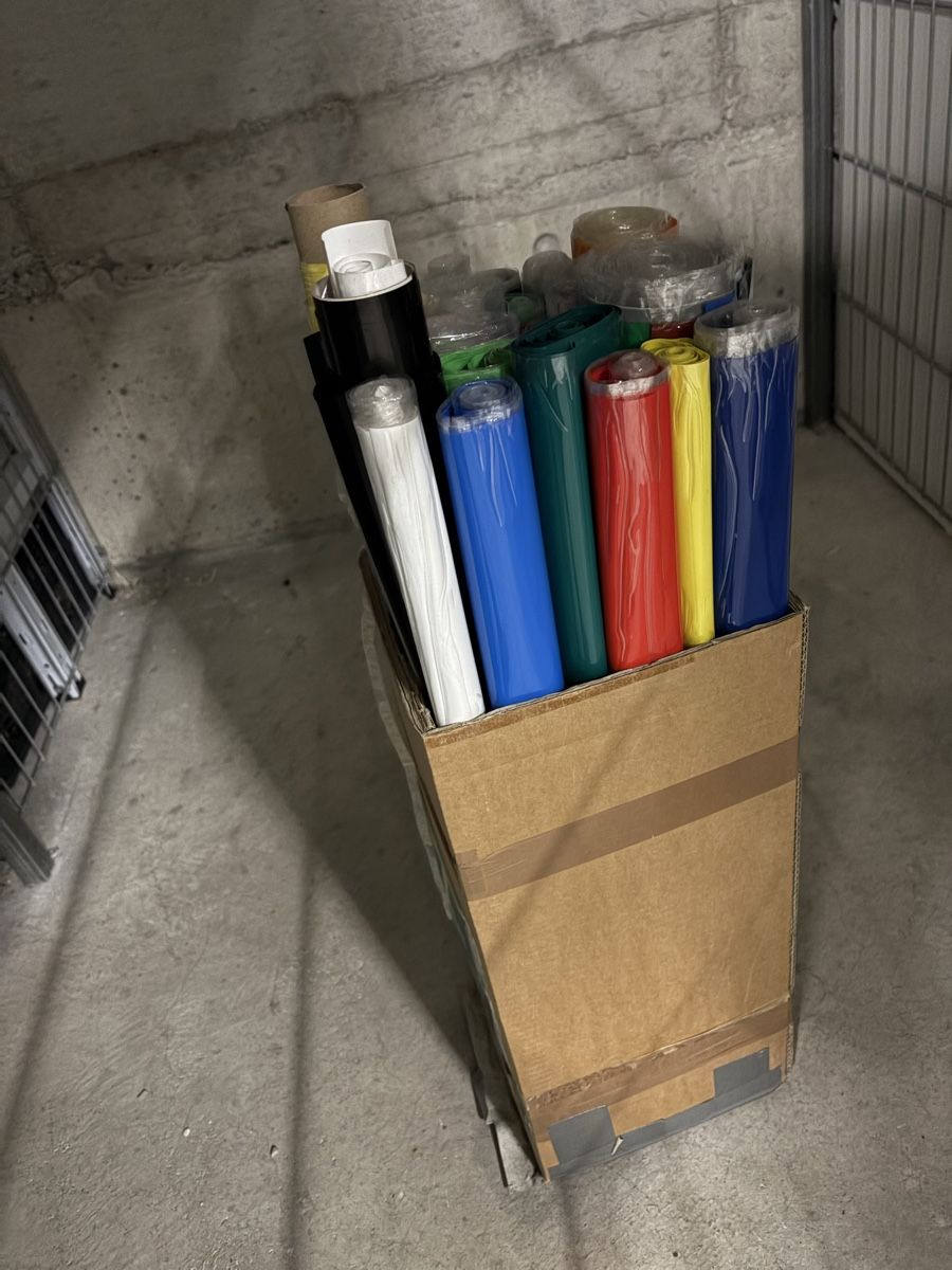 Fogli trasparenti: Plastikfolien diverse Farben – Nuovo (secondo la descrizione) da Schlieren venduto da pauley102