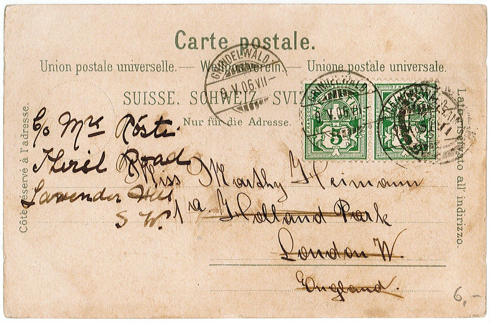 Cartoline postali: SO 98 SOLOTHURN Baslerthor 1906 – Usato da Fribourg venduto da philafri 1