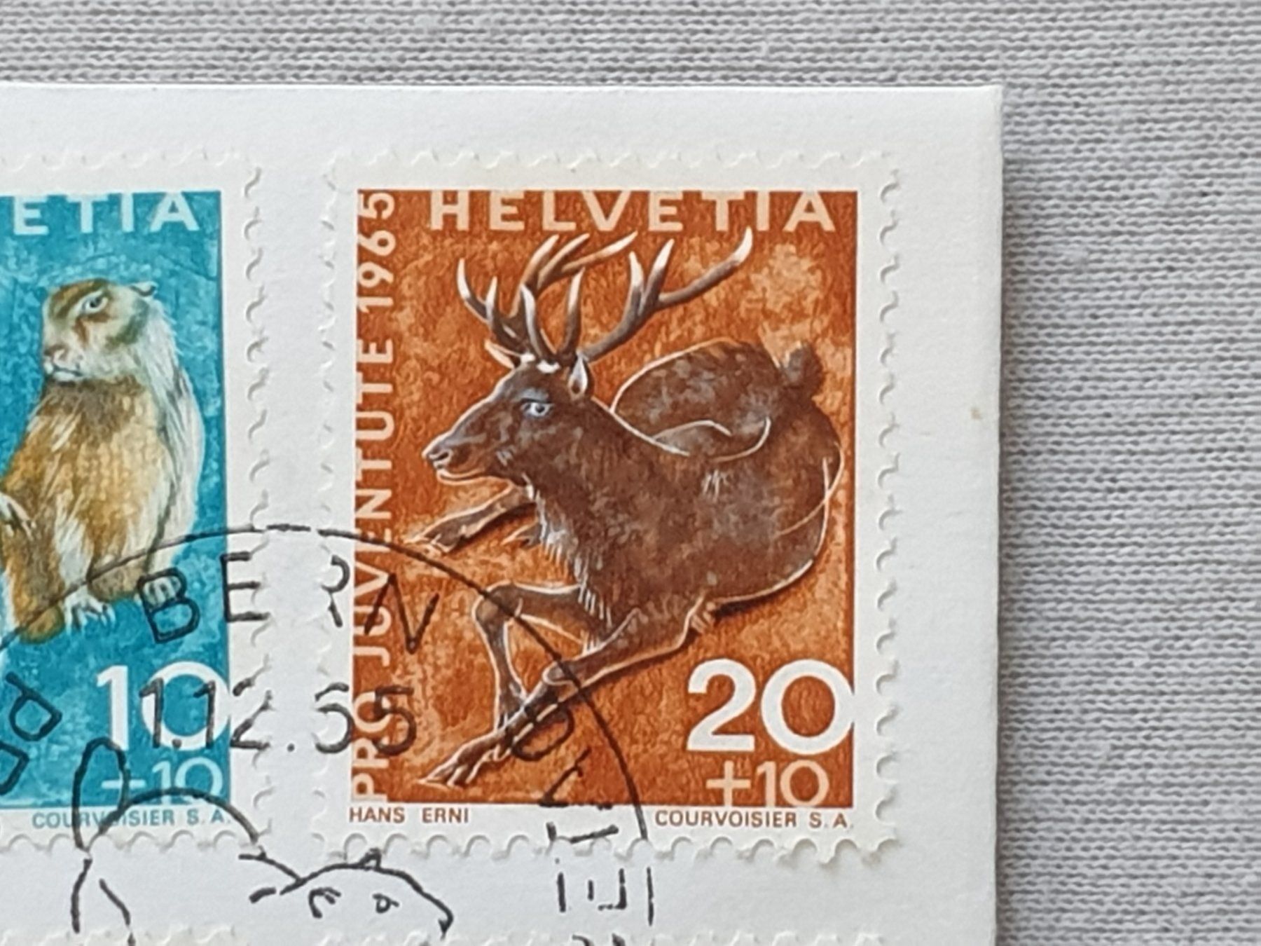 Tutti i francobolli: (12)   Pro Juventute 1965 mit ET Stempel – Usato da Schwarzhäusern venduto da Inot3 5
