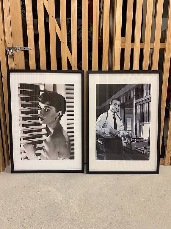 Foto & Immagini: Audrey Hepburn & Sean Connery Kunstdrucke, gerahmt! – Usato da Aarau venduto da ramon_kuebler