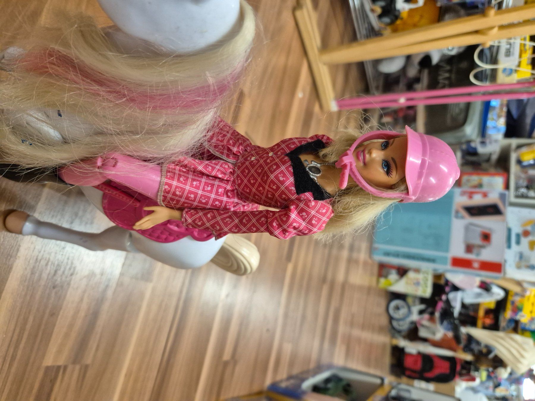 Bambole: Barbie Reiterin mit Pferd defekt B10 – Usato da Schwarzenburg venduto da flamingo1970