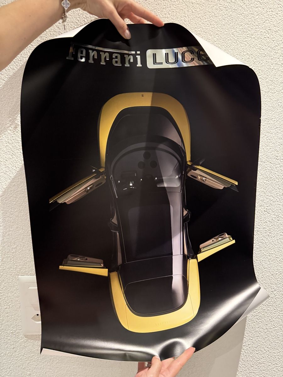 Poster & Bilder: Ferrari Luce Poster – Neu (gemäss Beschreibung) aus Zürich von Restesindsuess