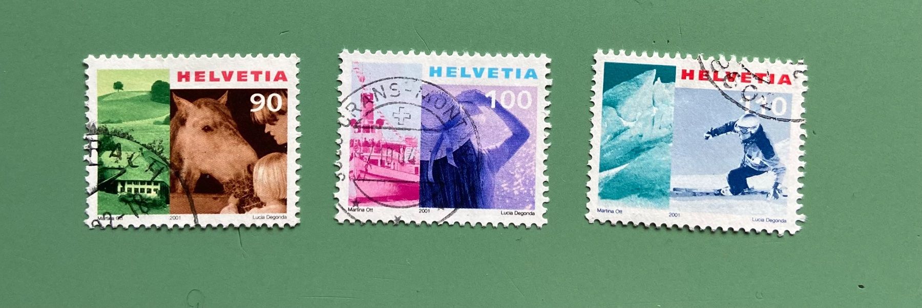 Tutti i francobolli: Schweizer Freimarken: Tourismus 2001 – Usato da Münchringen venduto da Hegelime-38