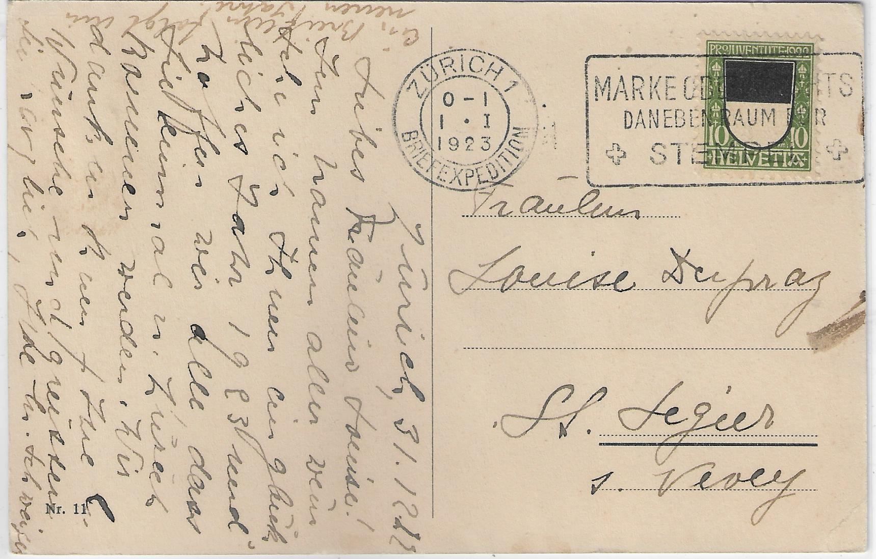 Cartoline postali: Rebhäuschen - Künstler: G. Sulzer – Usato da Ettingen venduto da Kartenplanet 1