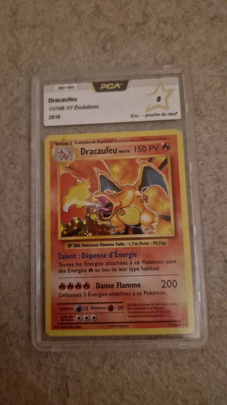 Pokémon Carte collezionabili: Dracaufeu PCA 8 pokémon – Nuovo (secondo la descrizione) da Les Acacias venduto da S.Vieira