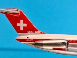 BALAIR __ McDonnell Douglas DC 9 32 HB-IFZ __ OVP __  1:400