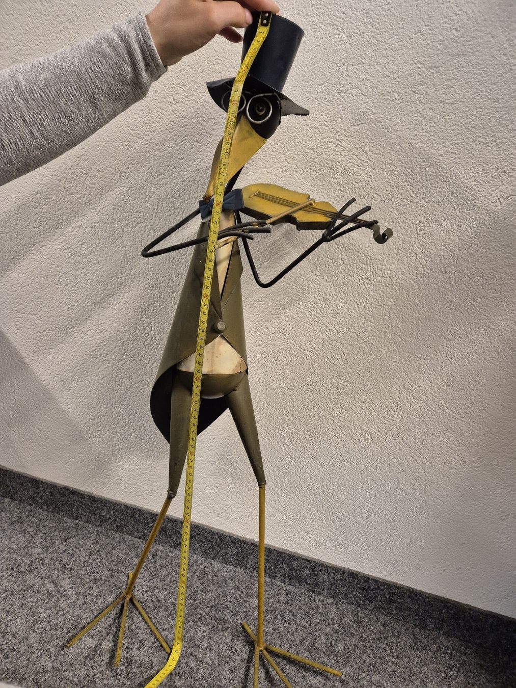 Statuette: Vogel aus Blech gearbeitet – Usato da Wettingen venduto da mus_gsb5 1