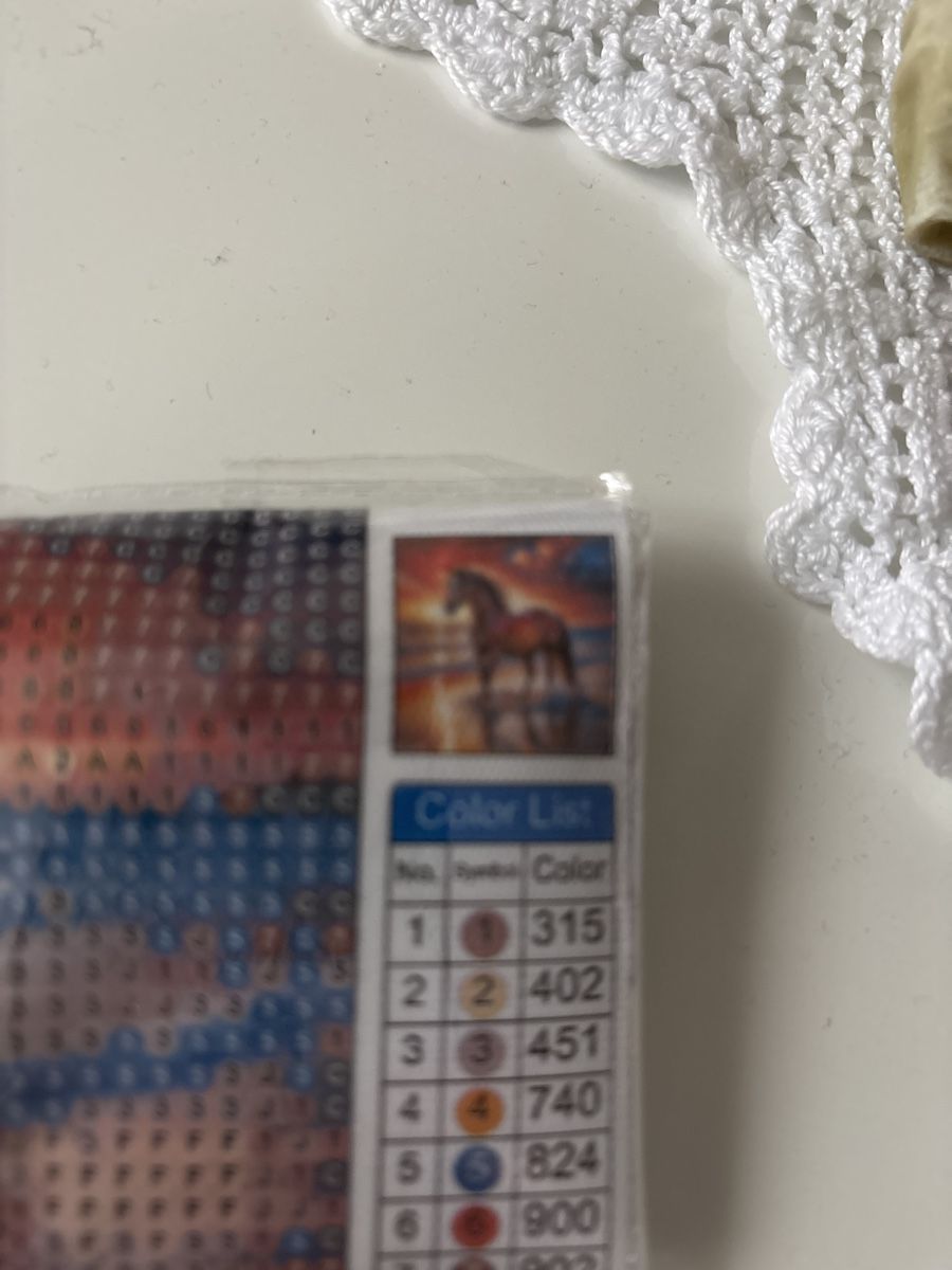 Kit bricolage: Diamond Painting / Pferd – Nuovo e nell'imballaggio originale da Amriswil venduto da SCHLOSSGEISTLI