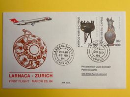 1. Swissair Flug, Larnaca-Zürich 28.3.84