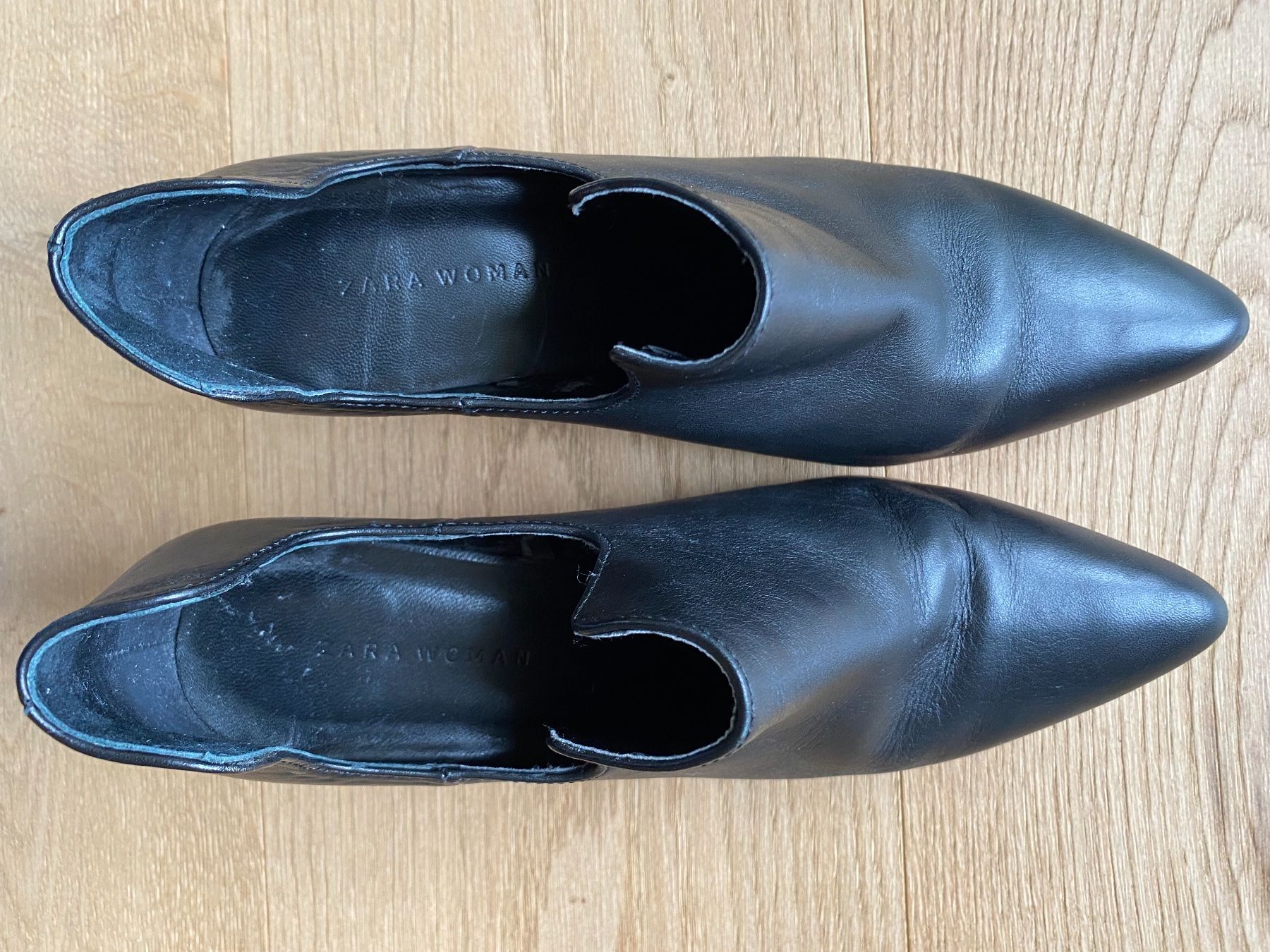 Zara Damenschuhe: Schwarze Lederpumps, Gr. 39 – Gebraucht aus Erlenbach ZH von baa_w7jc 5