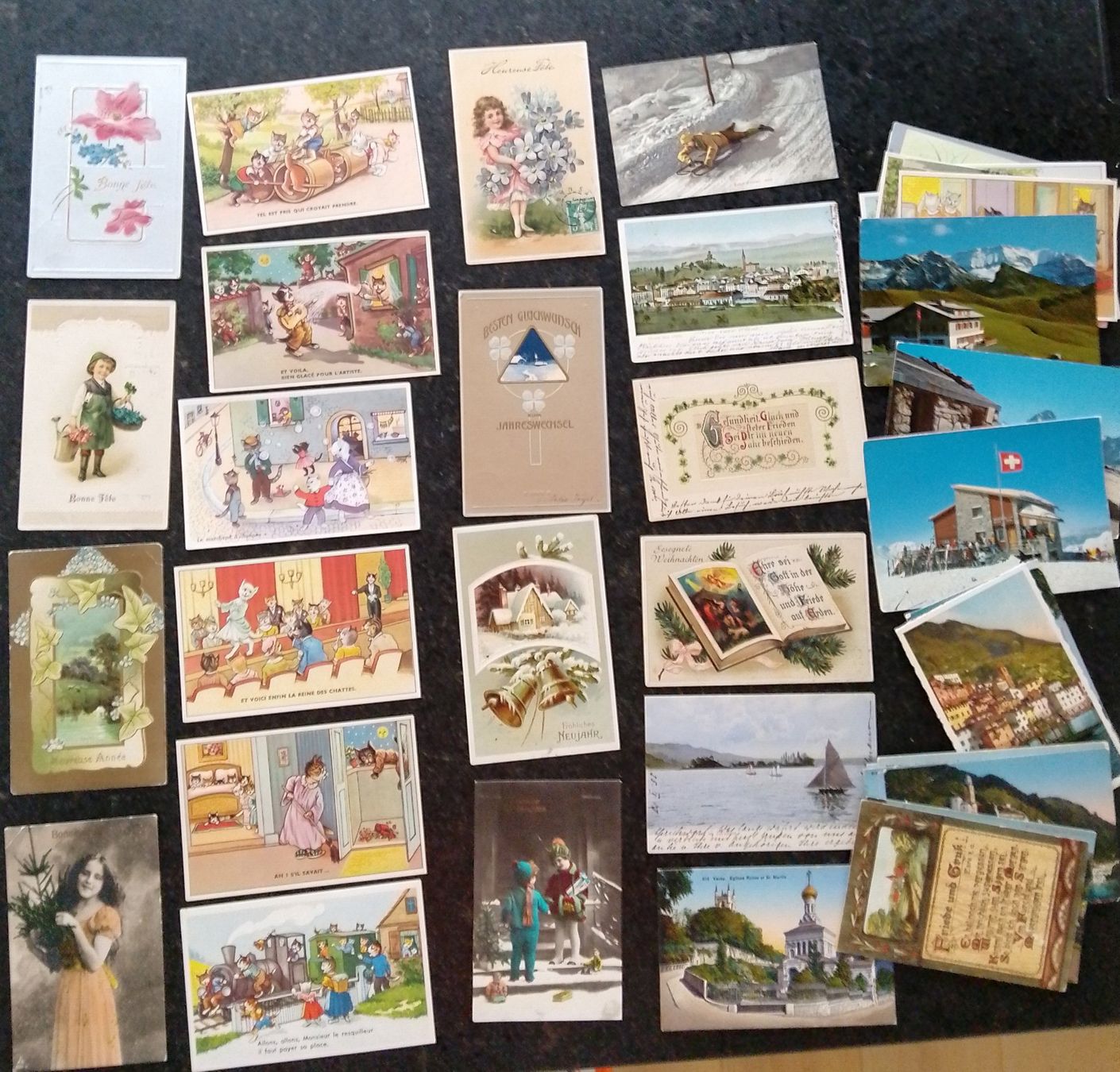 Ansichtskarten: Ansichtskarten Postkarten Schweiz ca. 410 Stk. 1,75 kg – Gebraucht aus Wohlen AG von salamanderspielwaren 5