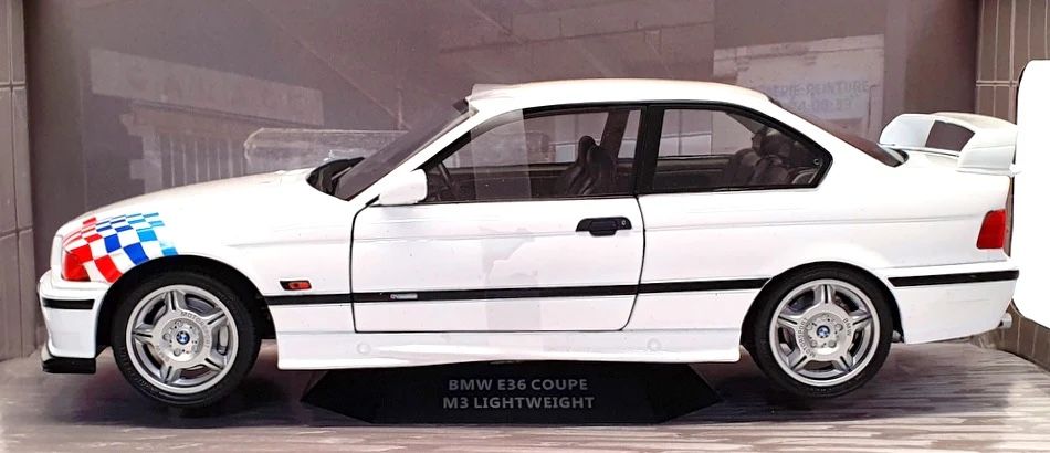 BMW Modellautos: BMW M3 E36 Coupe Lightweight White Solido 1/18 – Neu und originalverpackt aus Opfikon von Cycomyco 2