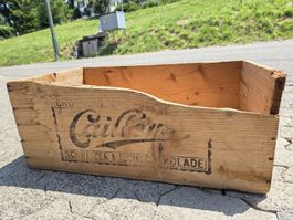 Kiste "Cailler - Schweizer Milchschokolade"
