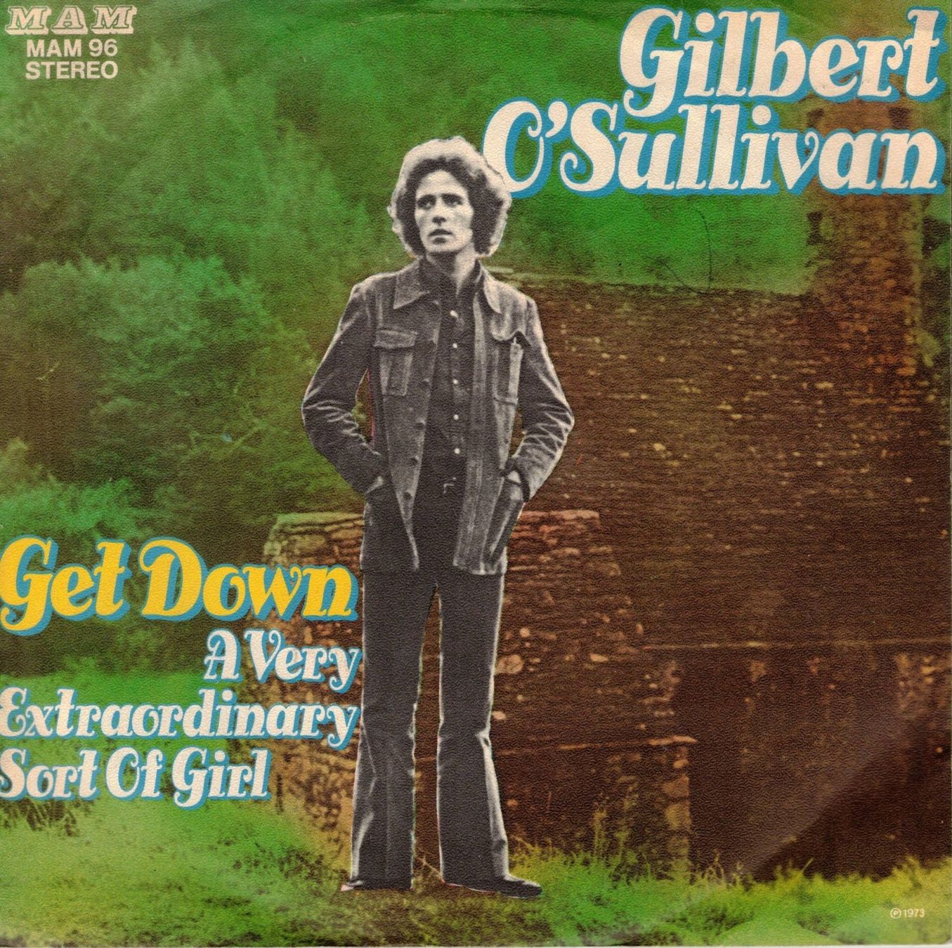 Vinyles: Single7  Gilbert O`sullivan  --  Get Down – D'occasion à Oberwil (Dägerlen) par asteng