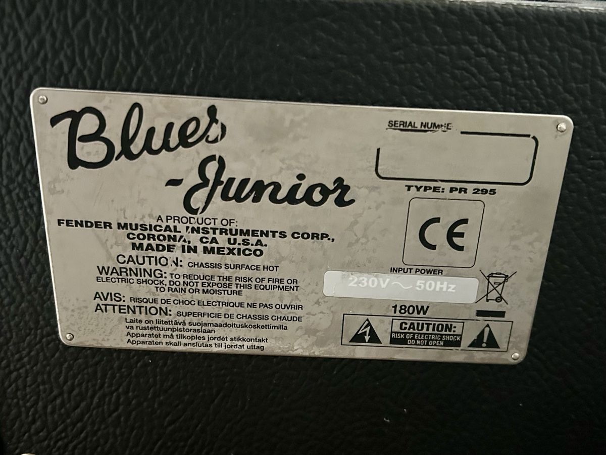 Fender Amplificatori: Fender Blues Junior Verstärker – Usato da Bettwiesen venduto da KK_1 1