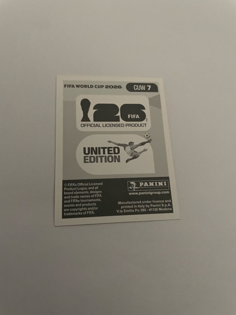Panini Cartes à collectionner: FIFA WM 2026 Roshow Van Eijma CUW 7 – Neuf (Voir description) à Winterthur par Cobraforce 1