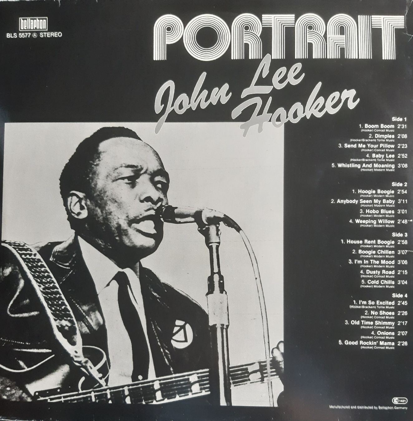 Dischi in vinile: JOHN LEE HOOKER: Portrait – Usato da Frick venduto da kyb_yq8h 2