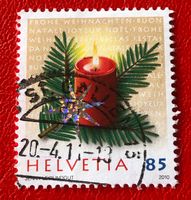 Nr.1373  Kerze 2010 mit Stempel St.Gallen