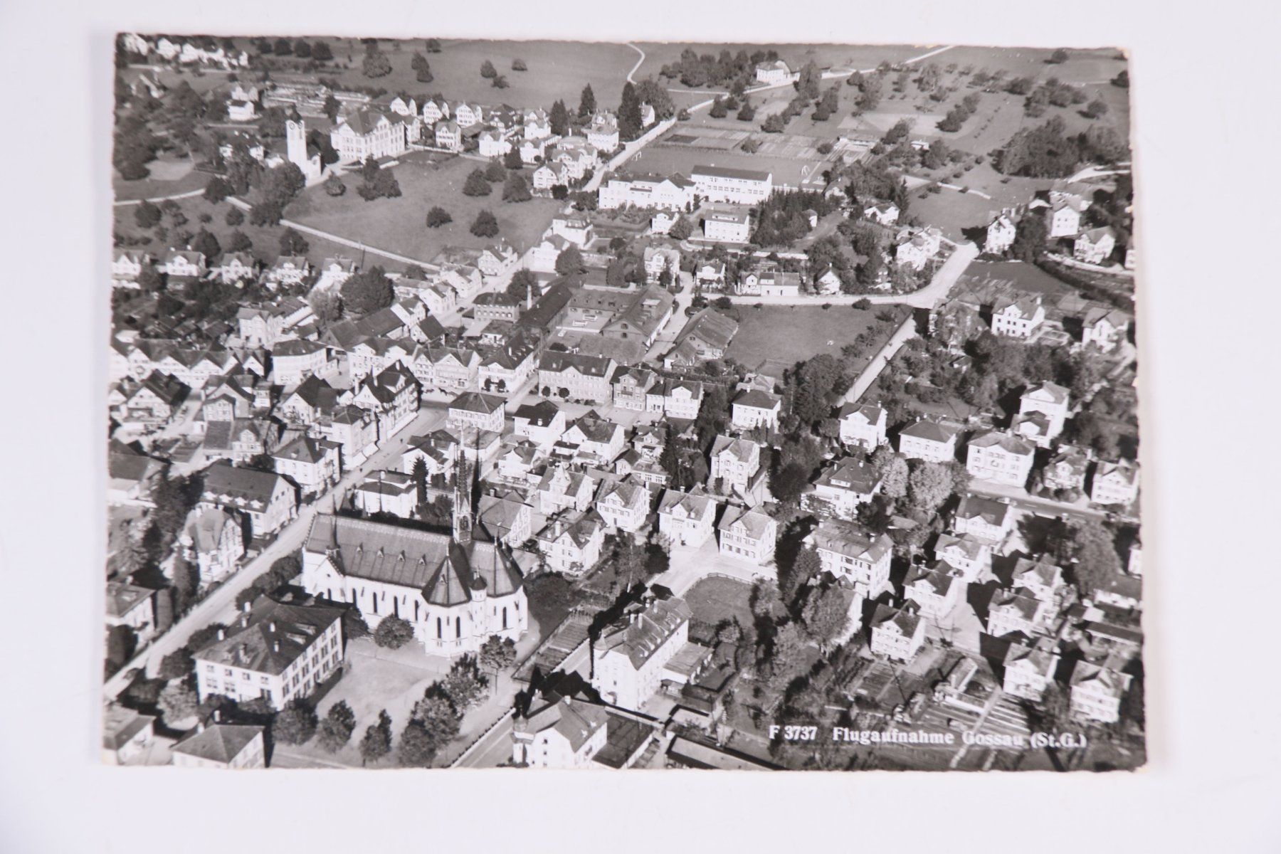 Cartoline postali: Flugaufnahme Gossau – Usato da Hettlingen venduto da Scholi99