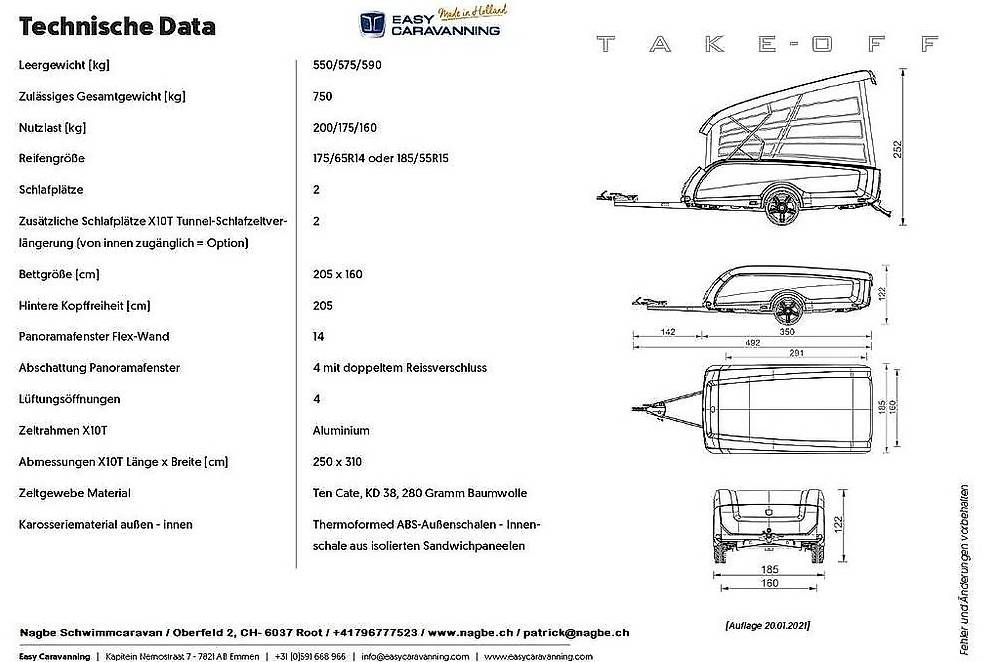 CD: EASY CARAVANNING TAKEOFF ACTIVE – Usato da Rotkreuz venduto da ire_j5lx 4