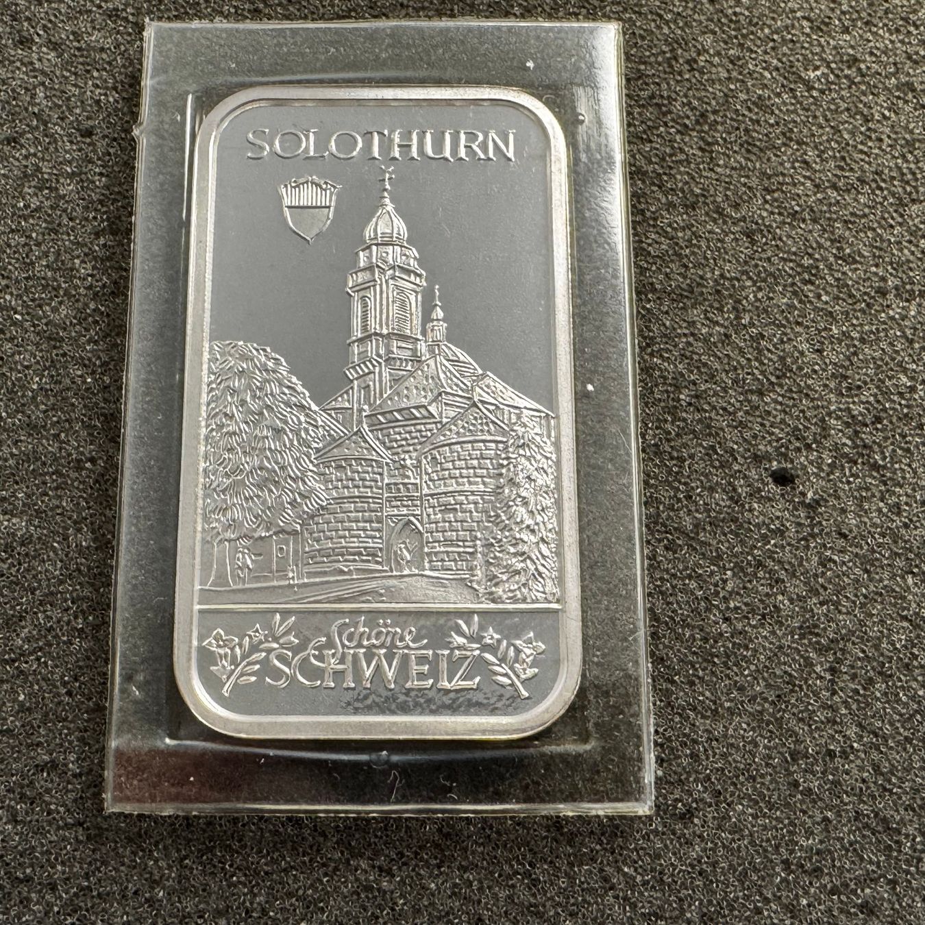 Metalli preziosi: 1 Unze Silber Schöne Schweiz Solothurn – Usato da Reitnau venduto da tb-muenzen