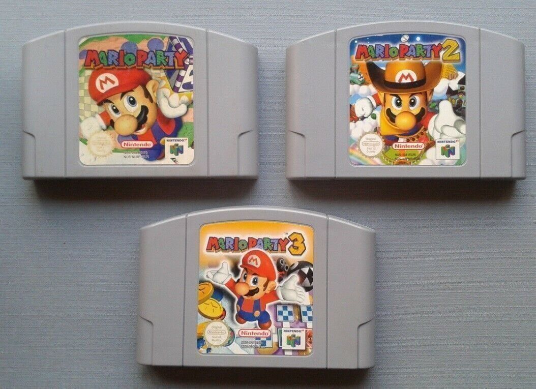 Nintendo Giochi: Mario Party 1+2+3 N64 NiNTENDO ORIGINAL – Usato da Lausanne venduto da sauvezretrogames