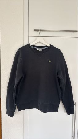 M / L Lacoste Sweatshirt schwarz gebraucht