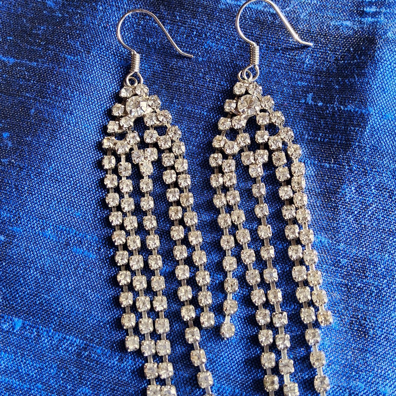 Orecchini pendenti & Orecchini a lobo: Vintage elegante Strass Ohrhänger – Usato da Zürich venduto da helsan 1