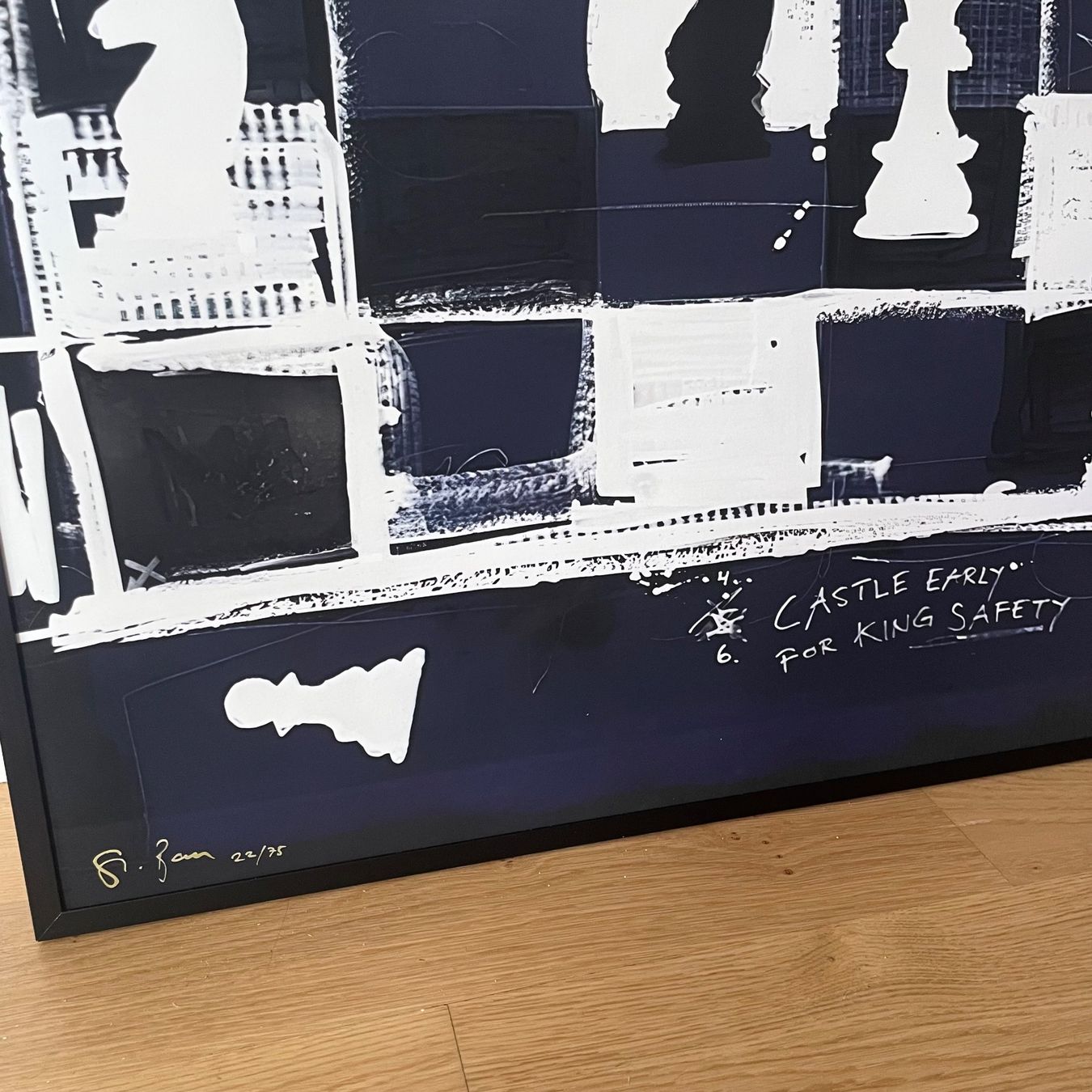 Poster & Bilder: Schach Chess Bild Moderne Kunst Expressionismus König Dame – Neu (gemäss Beschreibung) aus St. Niklausen LU von Stefan_Bammert_Art 2