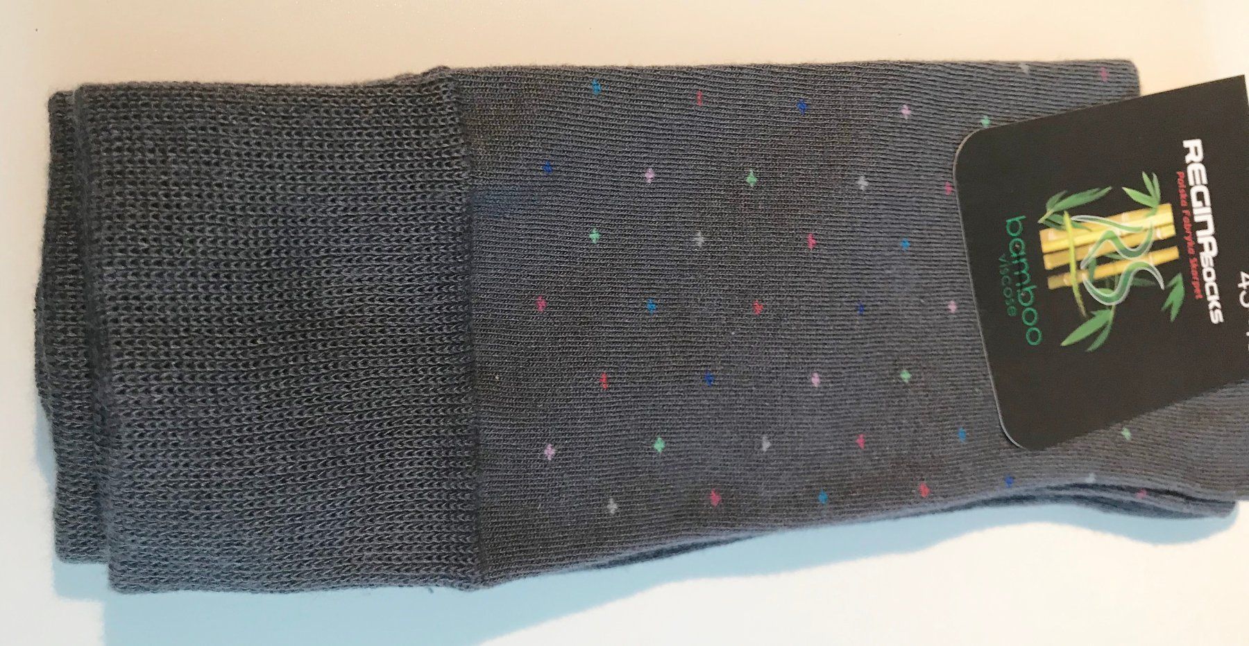 Calze: 2 Paar Herrensocken Bambus Gr. 43 - 46 – Nuovo e nell'imballaggio originale da St. Gallen venduto da Martunia 2