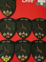 Artillerie Abteilung 54, Abzeichen, Top Zustand Badges Klett