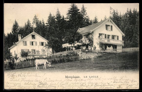 Ansichtskarten: AK Le Locle, Monplaisir – Gebraucht aus Berlin von bartko-reher