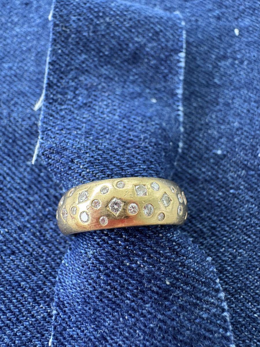 Anelli: Goldring mit Brillianten – Usato da Wiesendangen venduto da Biker39