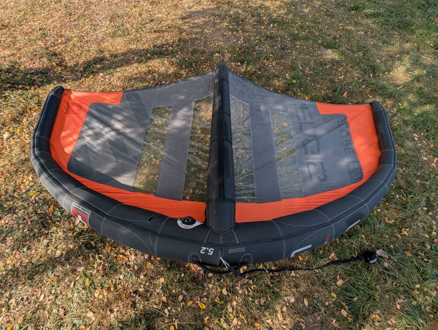 Ensis Surf: Ensis Wing Score 5.2 orange grau – Usato da Kreuzlingen venduto da Schroeder72 2