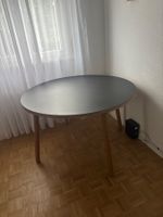 Esstisch rund anthrazit Holzbeine guter Zustand