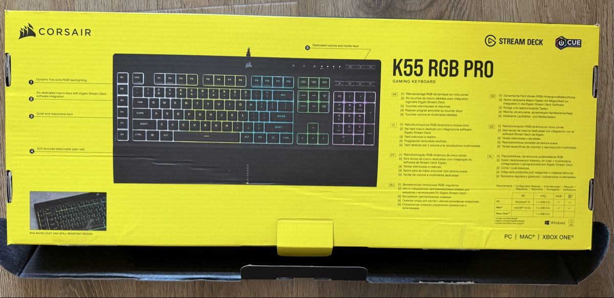 Corsair Tastaturen: Clavier CORSAIR K55 RGB PRO gaming – Gebraucht aus Crans-Montana von thi_77wm 2