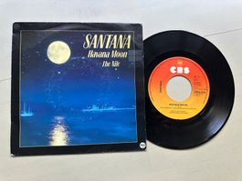 SANTANA CARLOS tolle Single Havana moon 80's Kult Top Hit