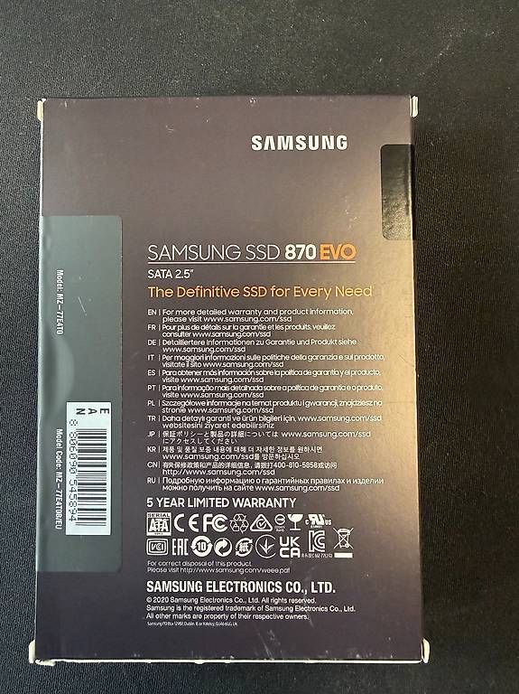 Samsung Harddisks: Samsung 870EVO 4TB 2.5" SSD – Neu und originalverpackt aus Zürich von ste_7p2p 1