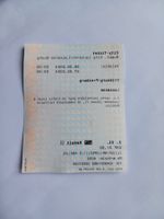 *ERROR* mauvaise impression *Renverse* Billet du Train