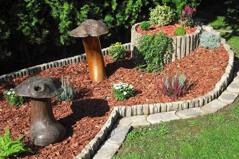 Minerali & Pietre curative: Beton Palisade 60 mit Holzstruktur – Nuovo (secondo la descrizione) da Herbetswil venduto da AHA-Garten 8