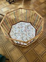 Gombelle Baby-Laufgitter aus Holz inkl. Spielmatte